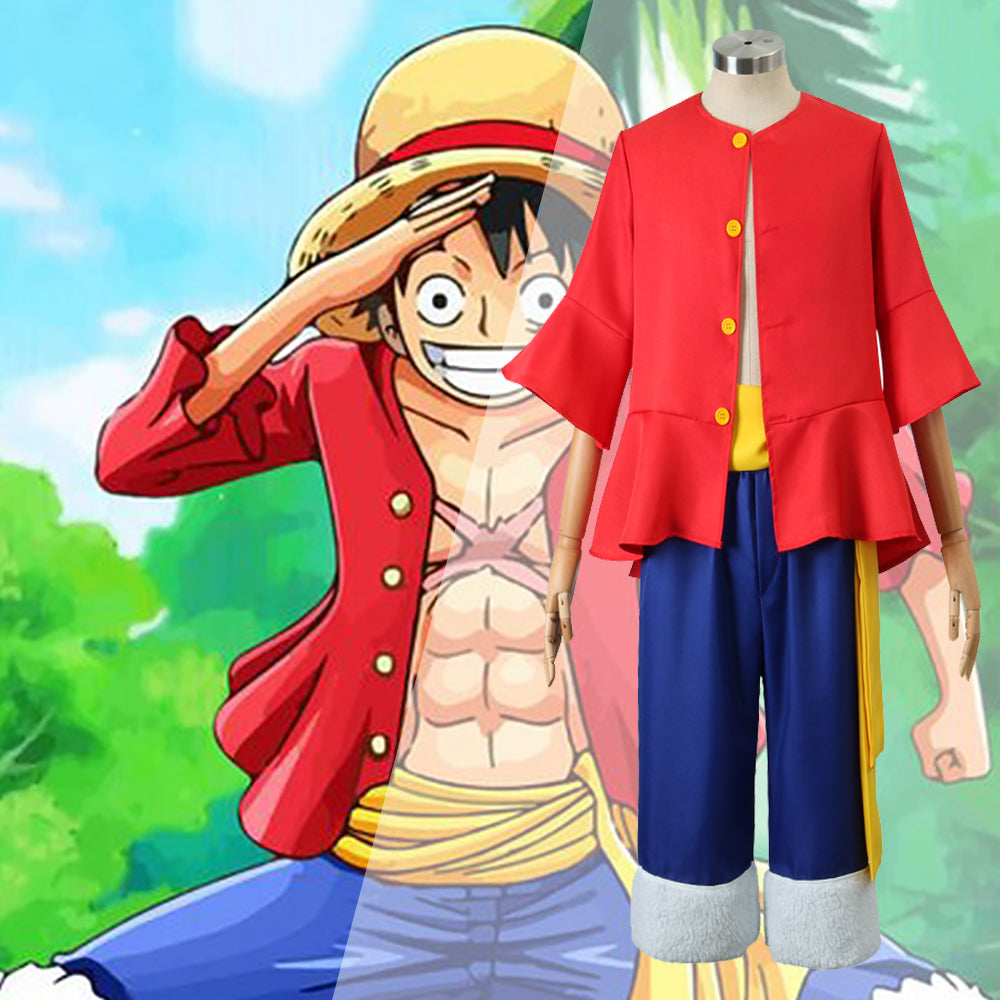 One Piece Onigashima Monkey D Luffy Cosplay Costume