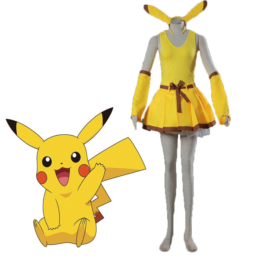 [Ready To Ship] Gvavaya Anime Cosplay Pokémon Pikachu Cosplay Costume