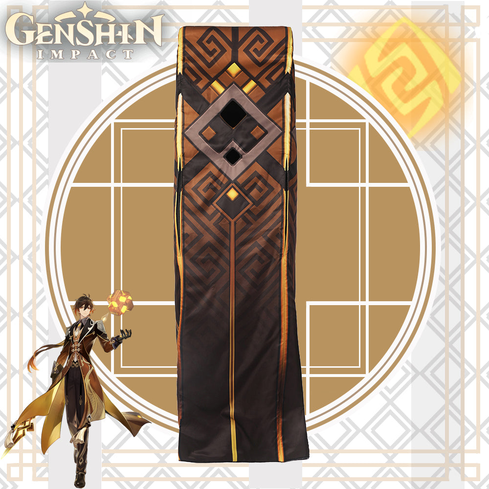 Gvavaya Game Cosplay Genshin Impact Zhongli Geo Pillar Outfit Genshin