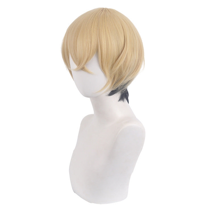 Buy Men Wigs Black Short Anime Cosplay Wig Halloween Costume Party Wigs for  Man Online at desertcartINDIA