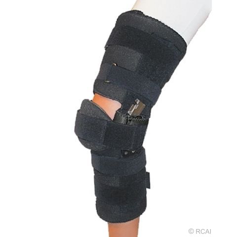 Knee Fixation Brace Full Leg Brace Straight Knee Splint Comfort Rigid  Support for Knee Pre-and Postoperative Injury Or Surgery Recovery 22.7.27  (Color