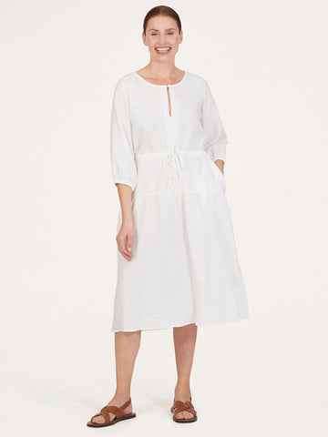 alana hemp midi dress