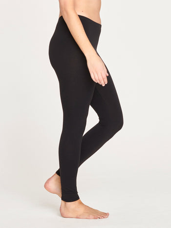 Buy Nabawi Stretchable Black Cotton Leggings for All Type Girls