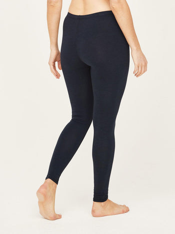 Essential Bamboo Organic Cotton Thick Leggings in Grey