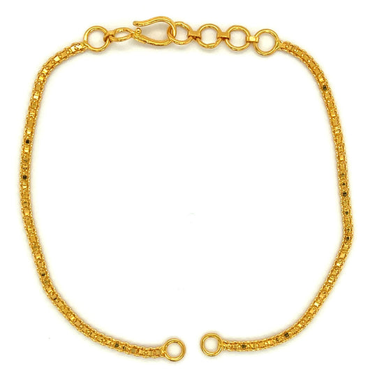 14K Gold Rolo Extender  Rolo Chain Extender, 1 Extension for Necklaces &  Bracelets, 1, 2, 3, 4, 5 Extender with Custom Ring Options