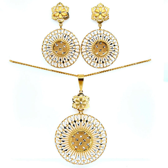 22K Gold Pendants Online - Queen of Hearts Jewelry