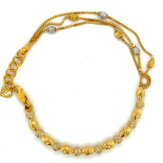 Buy Tropical Gold Bracelet for Women  Fiona Diamonds