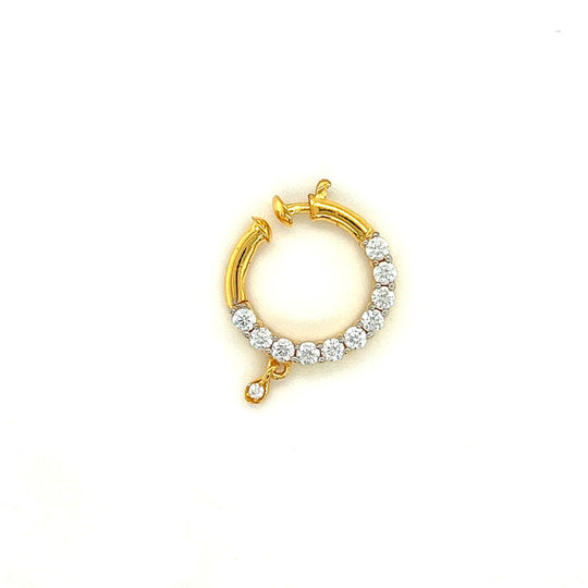 Tiny Bead Nose Stud, Solid 14K Gold – Hannah Naomi Jewelry