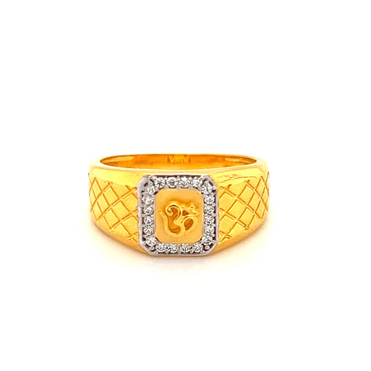 Buy Royal emblem Men's Gold ring 22 KT yellow gold (4.4 gm). | Online By  Giriraj Jewellers