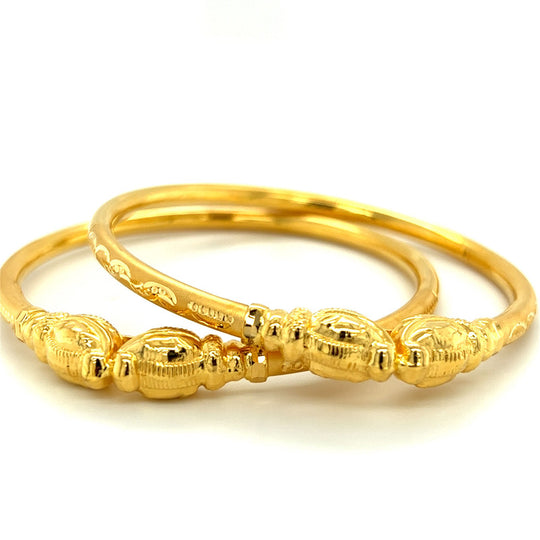 Buy Gold Bangles & Bracelets Online in India with Latest Design