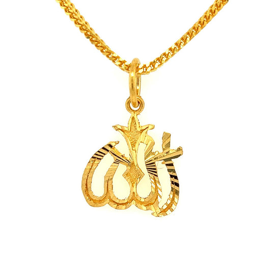 New Allah Symbol Pendant Stainless Steel Religious Necklace - Temu