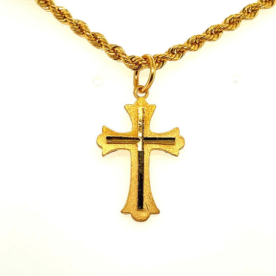 morir Small Cross Necklace for Unisex Gold Plated Brass Jesus Crucifix  Pendant Gold-plated Stainless Steel Pendant Price in India - Buy morir  Small Cross Necklace for Unisex Gold Plated Brass Jesus Crucifix