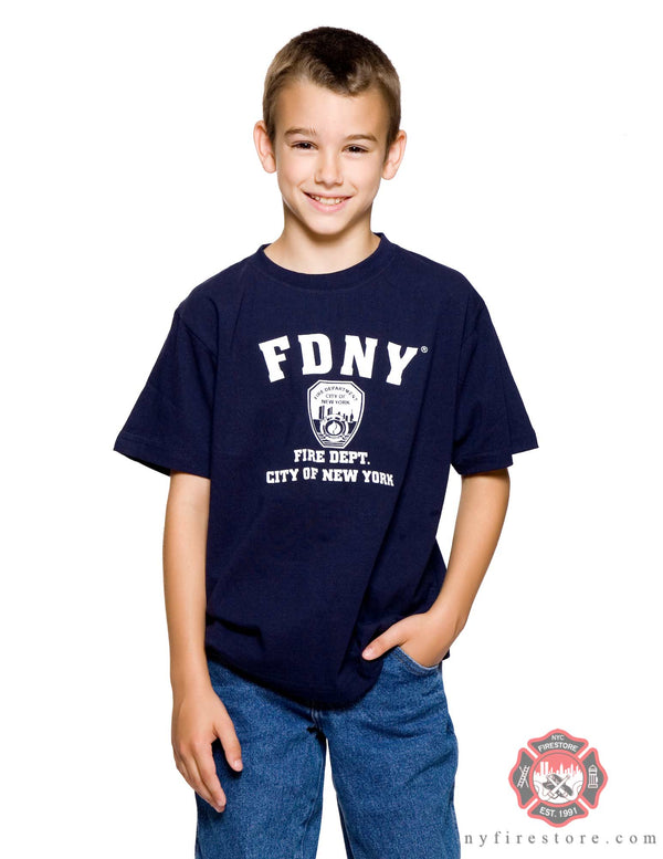 NYPD Kids Navy AthleticT-Shirt