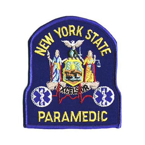 New York State EMT Patch Blue