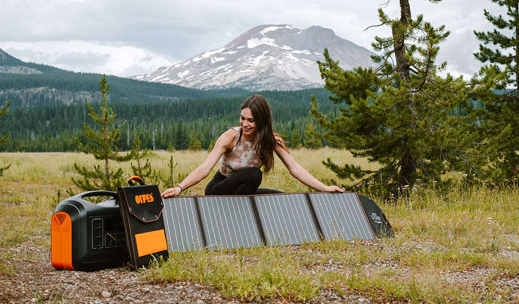 oupes portable solar power station