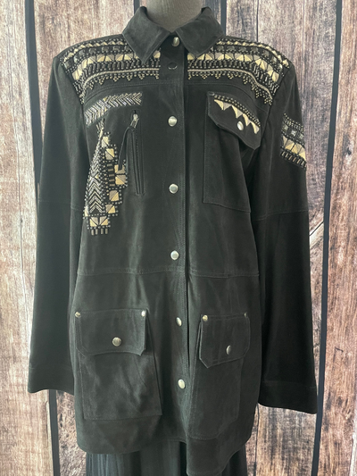 Black and Gold Jacket Double D Ranch