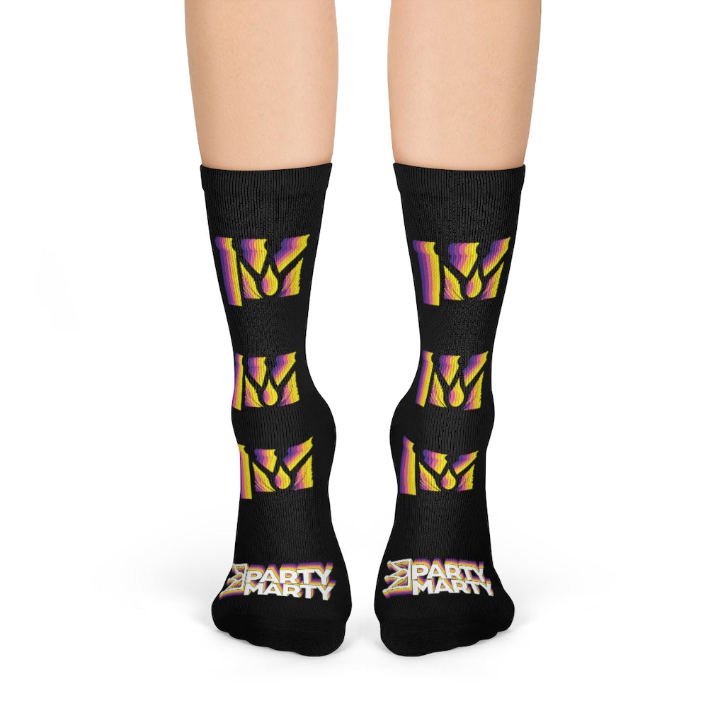 Party Marty Party Crew Socks