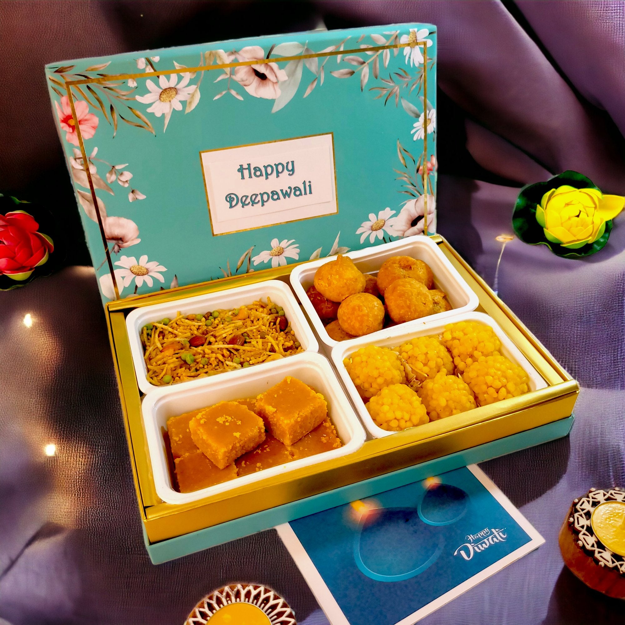 Amazon.com: Ghasitaram Gifts Indian Sweets - Diwali Gifts Diwali Sweet -  Mysore Pak and Milk Cake Hamper : Grocery & Gourmet Food