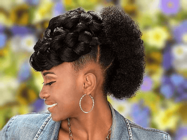 Pompadour with Open Loose Waves
