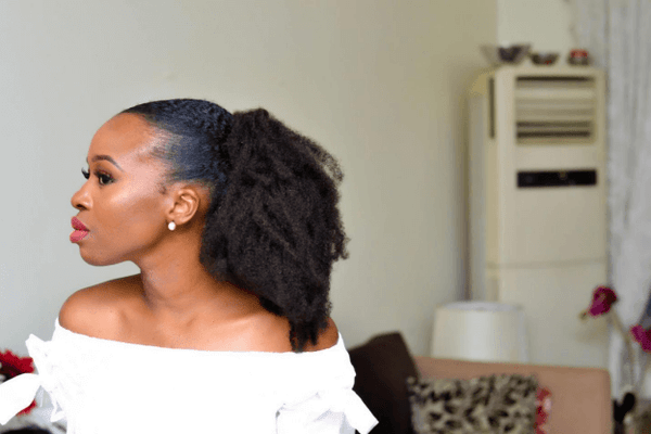 Sleek and Low Puff Ponytail