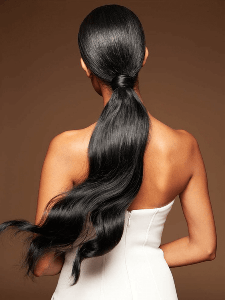 Long Loose Waves in Ponytails