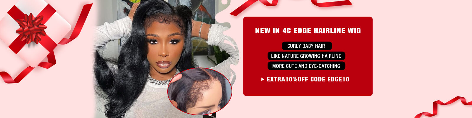 4C Edges Hairline Wigs