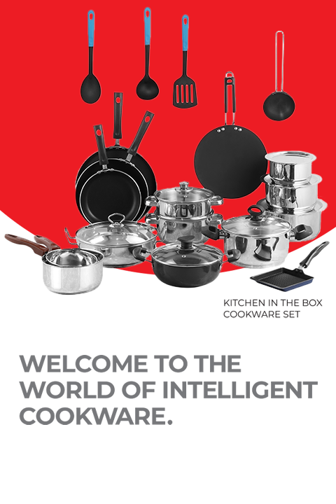 Kitchen in the Box Cookware Set from Vinod Cookware UK