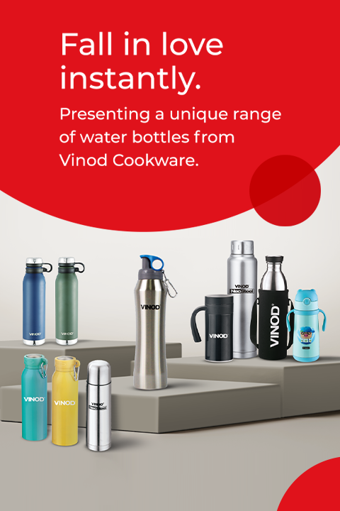 Unique range of water bottles from Vinod Cookware