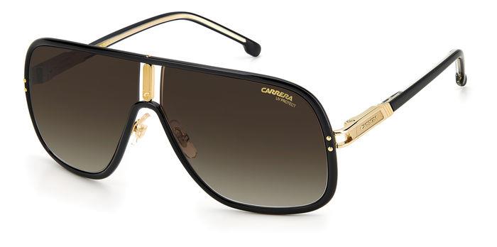 FLAGLAB 11 R60 schwarz braun halbtransparent Sunglasses Unisex