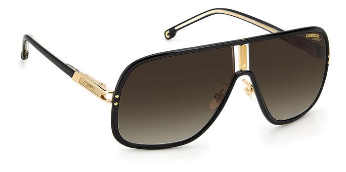 FLAGLAB 11 R60 schwarz braun halbtransparent Sunglasses Unisex