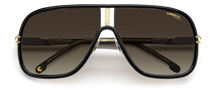 FLAGLAB 11 R60 schwarz braun halbtransparent Sunglasses Unisex