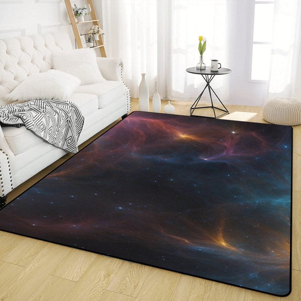 Comfy Nebula Design Slip-Resistant Gaming Room Rug - Iron Phoenix GHG