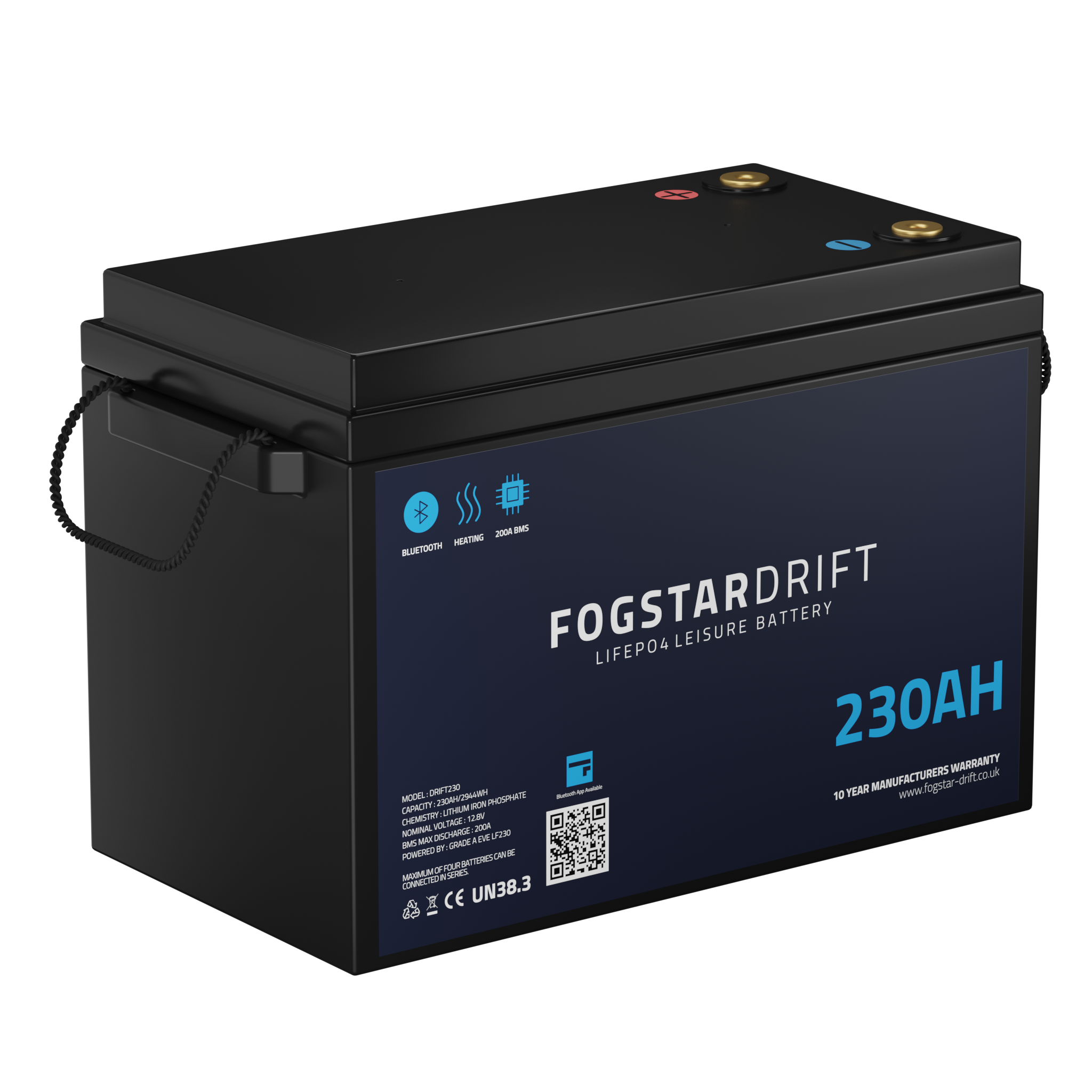 Fogstar Drift 12v 230Ah Lithium Leisure Battery - Fogstar Drift product image