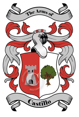 castillo family crest coat of arms