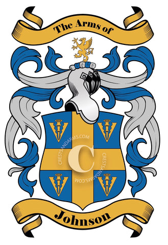 johnson family crest coat of arms