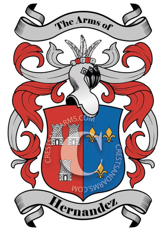 Hernandez family crest coat of arms