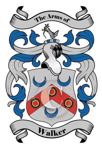 walker family crest coat of arms