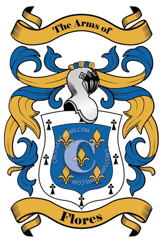 flores family crest coat of arms