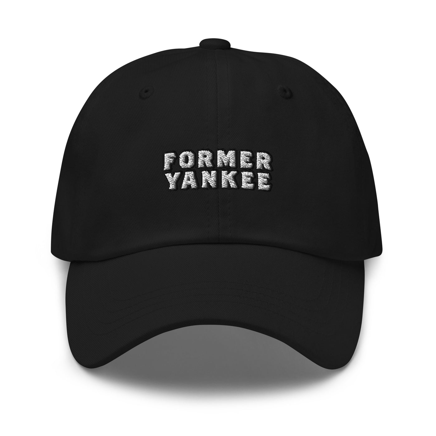 black yankee dad hat