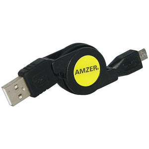 Amzer Micro USB Retractable Data Cable
