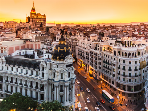 Shuttle bus rental in Spain, Portugal to Madrid, Spain