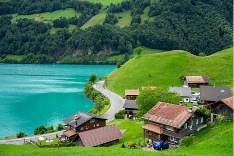 Swiss Splendor scene during the charter bus rental service trip