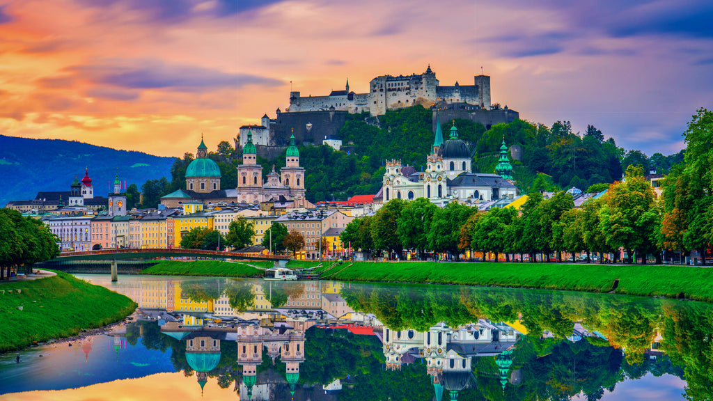 Salzburg - a beautiful architecture, music, and romantic city of Austria