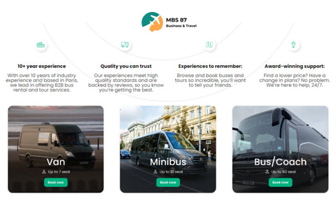 Enjoy the best bus rental service with MBS87