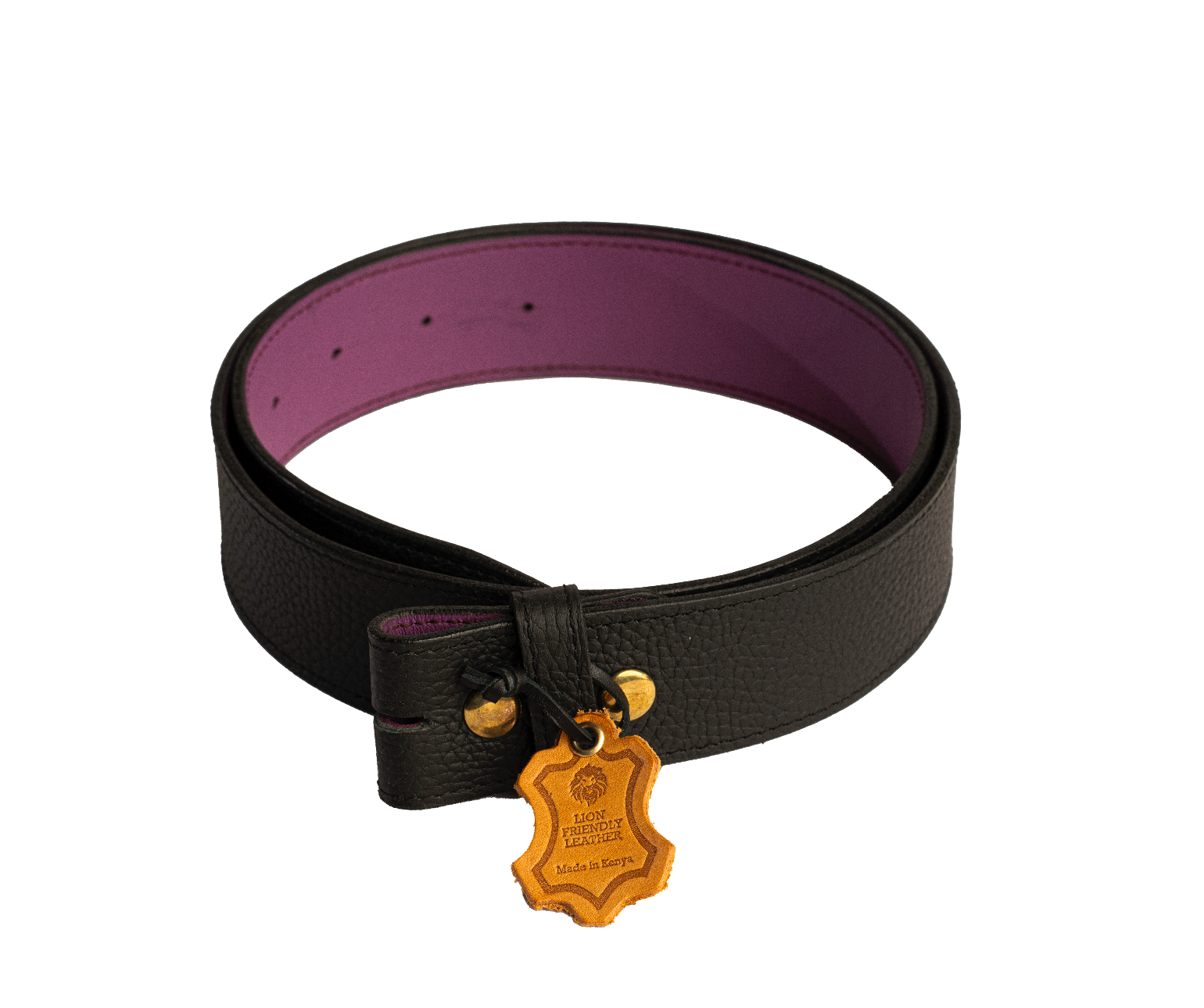 belt with detachable buckle