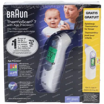 BRAUN ThermoScan 7 Thermomètre auriculaire IRT6520