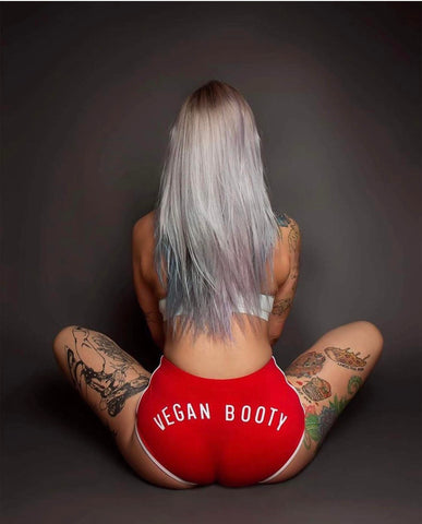 VEGAN BOOTY RED BIKINI BOTTOMS – iapparelstore