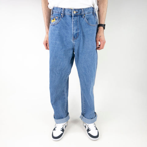 Nomat / DENIM TUCKED PANTS(W.BLEACH) | unimac.az