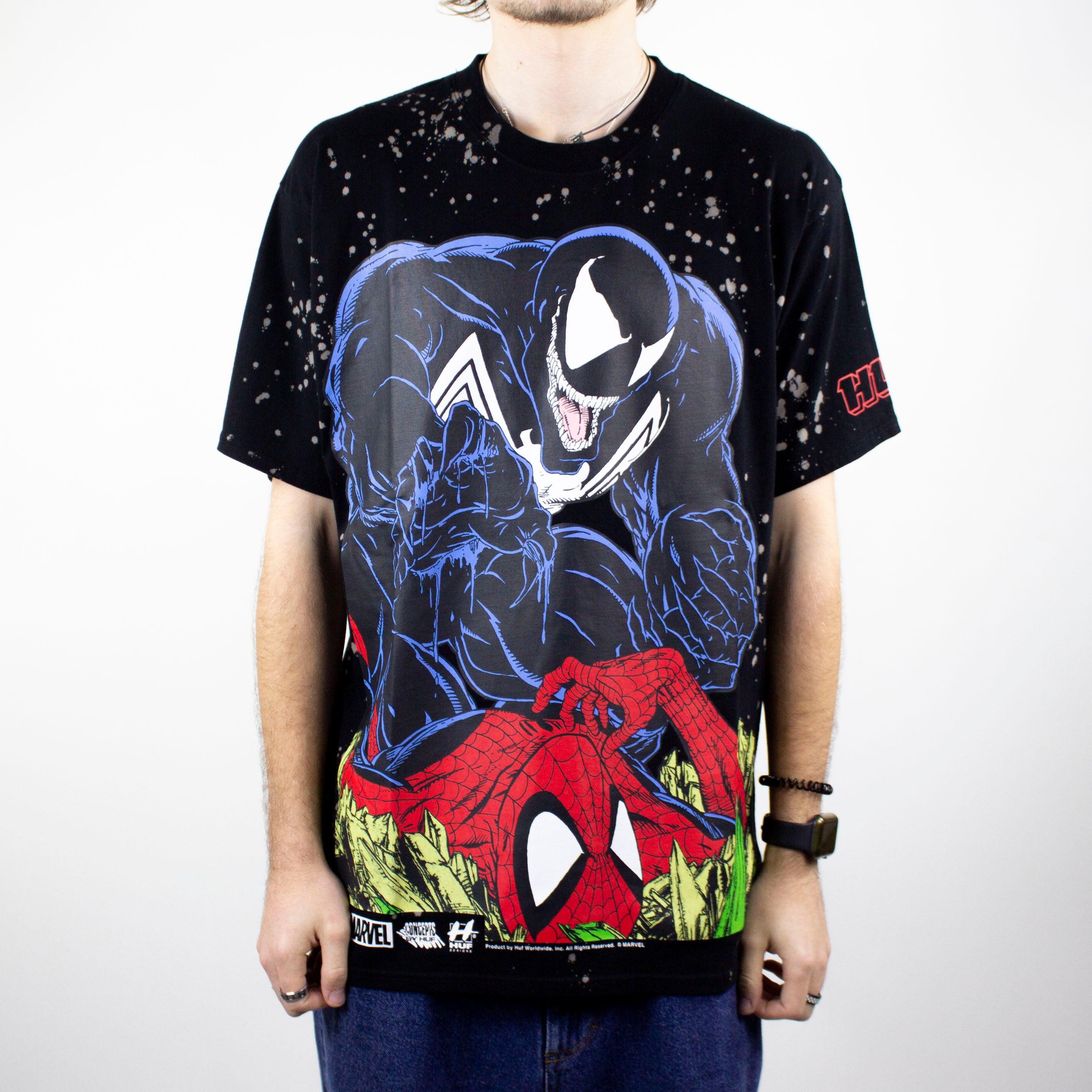 HUF x Spiderman Venom Is Back T-Shirt - Black – Remix Casuals