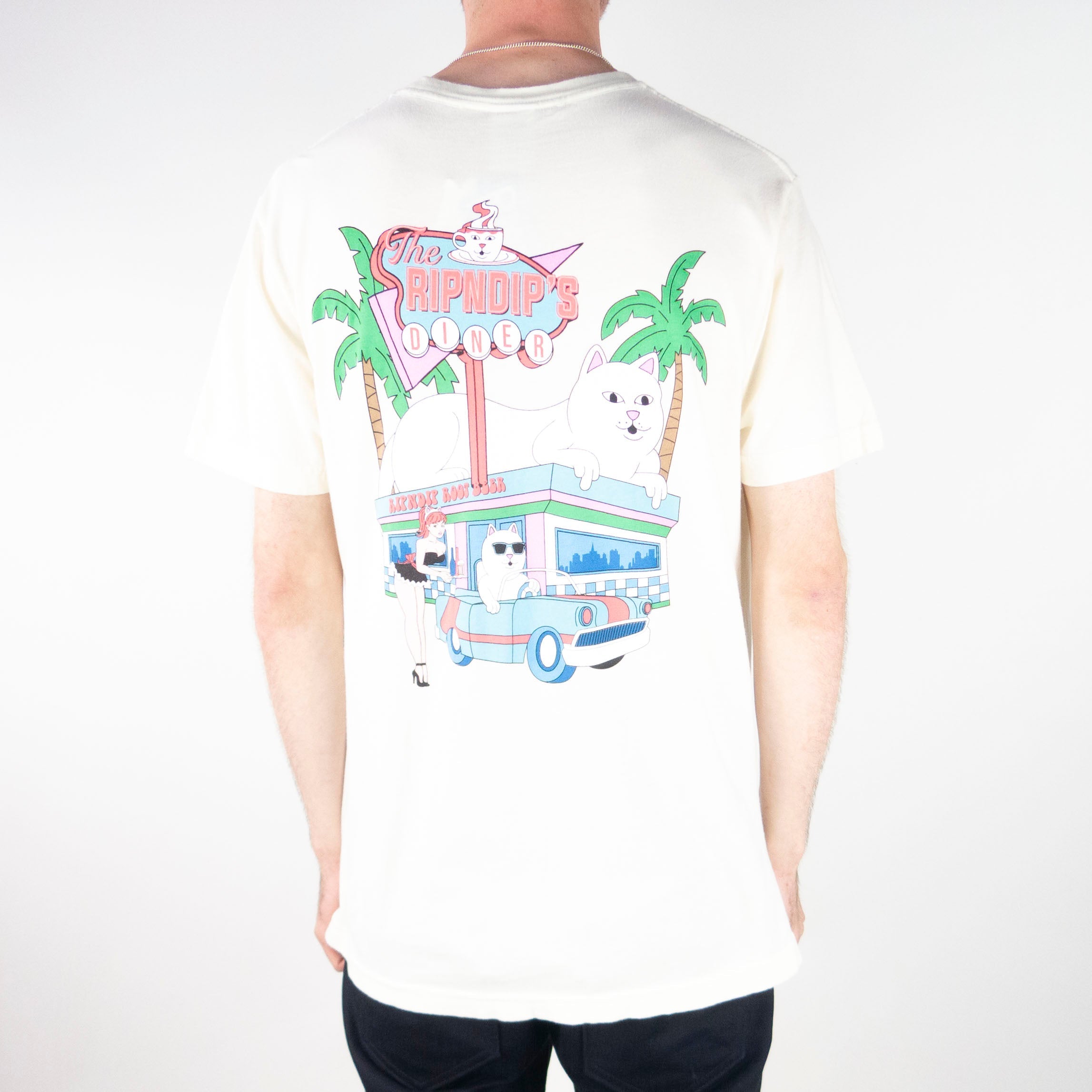 RIPNDIP Nerms Diner T-Shirt - Natural – Remix Casuals